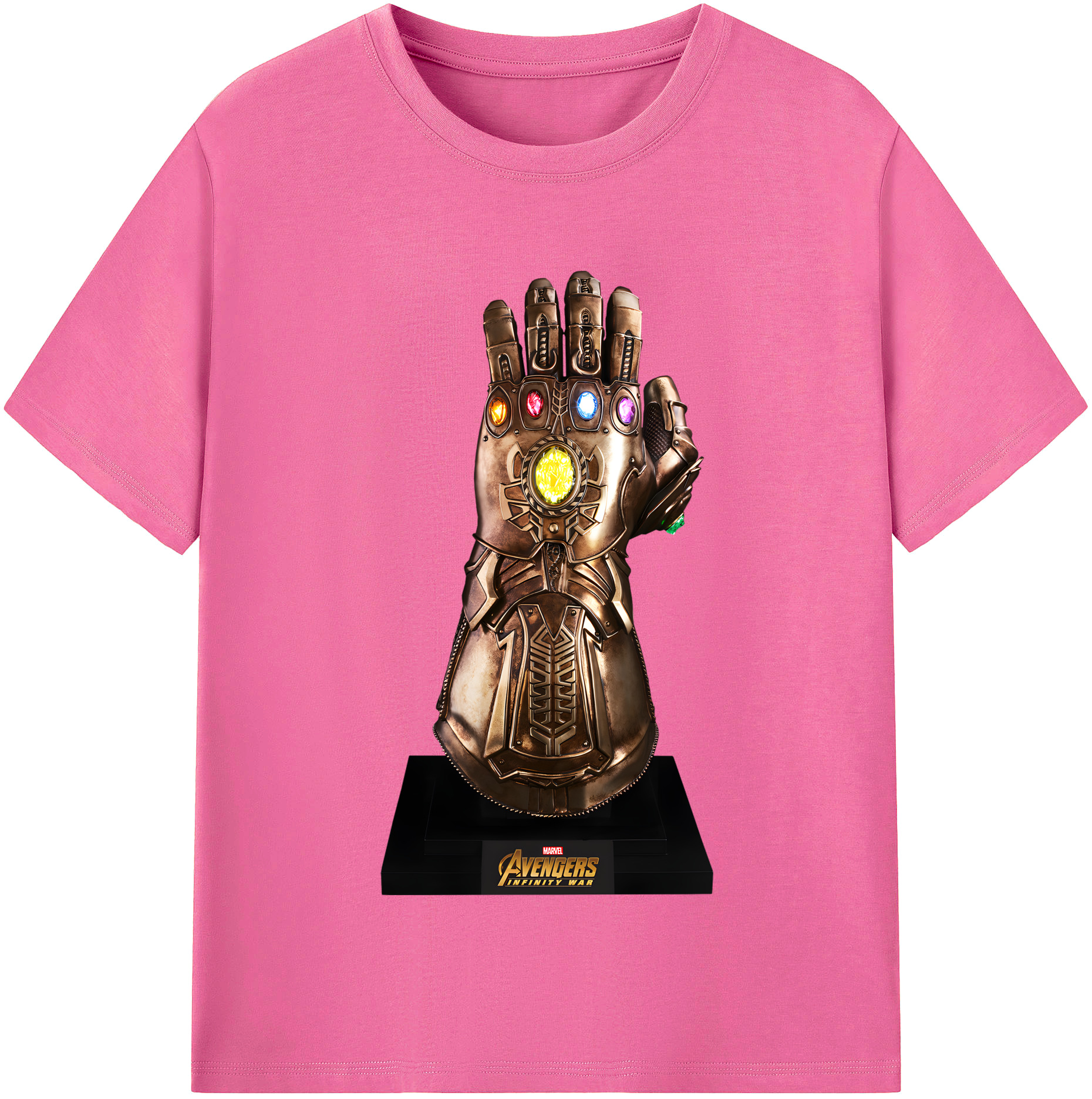 （画像用） アベンジャーズ The Avengers レディースカジュアルプリントTシャツ（綿100％）